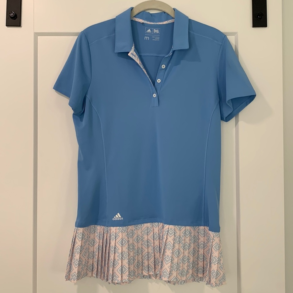 Adidas Golf Pleated Polo Top size M